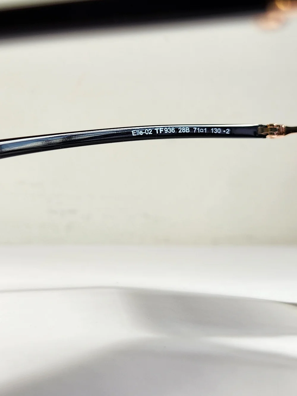 Tom Ford Gold Frame Gradient Blue Shield Sunglasses